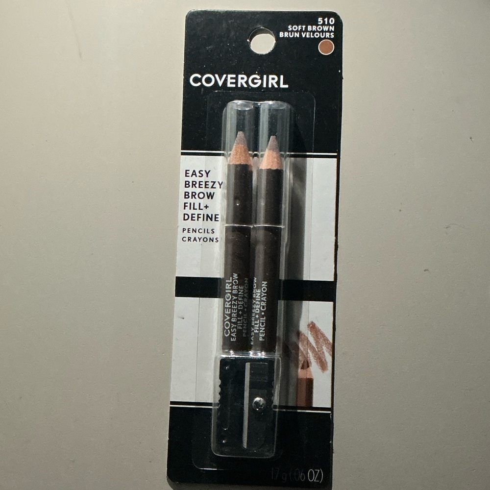 COVERGIRL Easy Breezy Brow Fill + Define Pencils in Soft Brown (510)